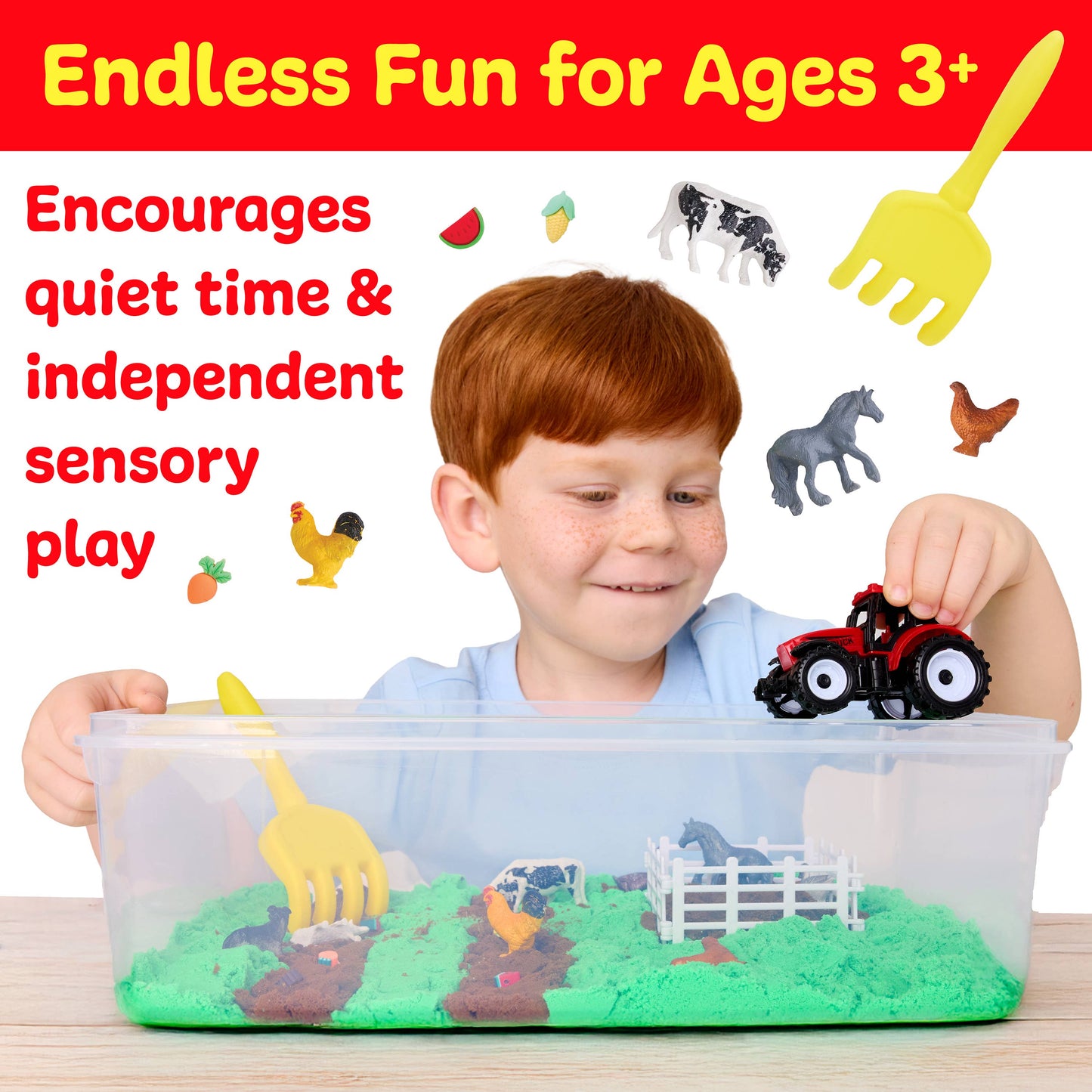 Faber-Castell Sensory Bin Farm Activity Kit for Kids