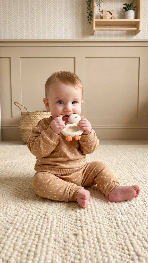 Itzy Ritzy Bitzy Shake™ - Silicone Teether with Rattle