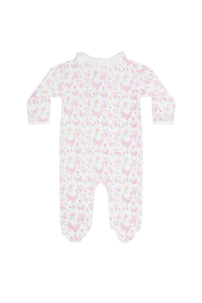 Nellapima Butterflies Print Crossover Footie