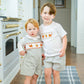 Ruth and Ralph Thanksgiving Smocked Beau T-Shirt/Shorts Set