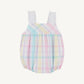 Beaufort Bonnet Babs Bubble--Brunch Plate Plaid/Worth Ave White
