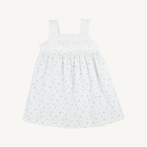 Beaufort Bonnet Babs Dress--Dunwoody Daisy/Worth Ave White