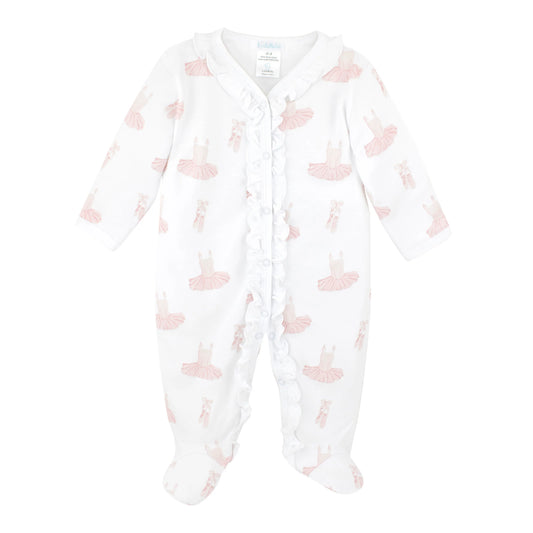 Lyda Baby White Ballet Tutu Footie