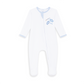 Magnolia Baby Gone Fishing Applique Zip Footie