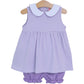 Jellybean by Smock Candy Charlotte Sleeveless Bloomer Set- Lavender Stripe