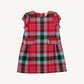 Beaufort Bonnet Betts Bow Dress Wilson Pier Plaid with Richmond Red Bows