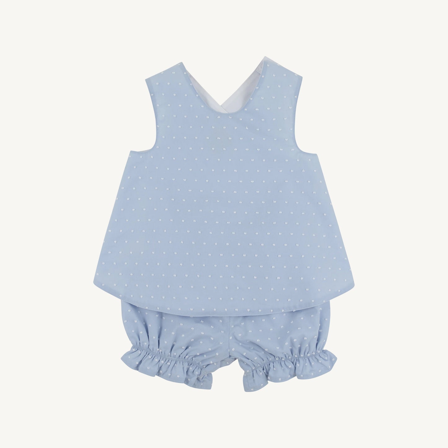 Beaufort Bonnet Bettye Bloomer Set--Sarasota Sky Dallas Dot