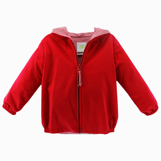 Zuccini Reversible Navy Gingham Ethan Jacket