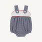 Beaufort Bonnet Bingham Bubble--Nantucket Navy Stripe/Richmond Red/Worth Ave White