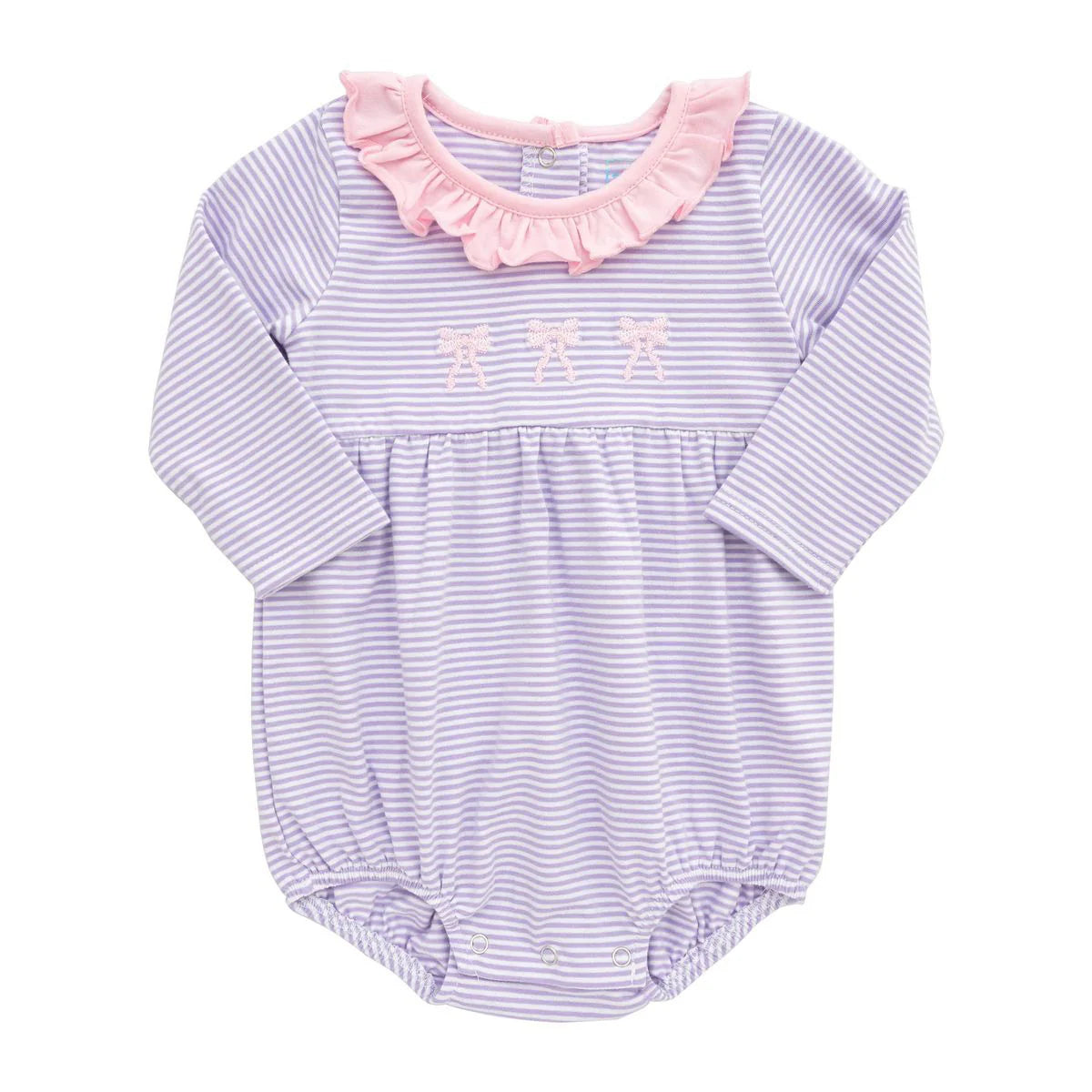 Itsy Bitsy Pink and Lavender Bow Bubble