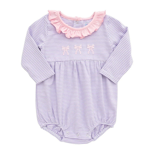 Itsy Bitsy Pink and Lavender Bow Bubble