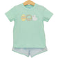 Trotter Street Bunnies & Baskets Short Set--Blue