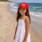 Bits and Bows America 250th Bow Baseball Hat--Girls