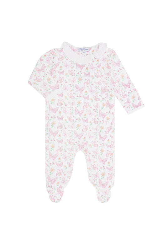 Nellapima Butterflies Print Crossover Footie