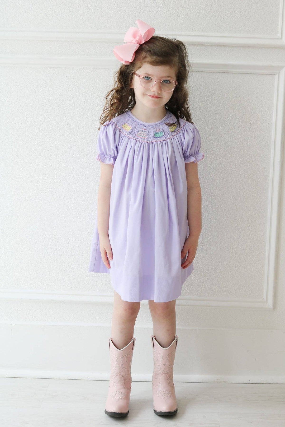 Ruth and Ralph Birthday Girl Smocked Helen Dress