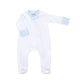Magnolia Baby New Beginnings Blue Zipper Footie
