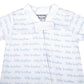 Magnolia Baby Little Brother Print Zip Footie