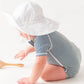 Rufflebutts Kids White Sun Protective Hat