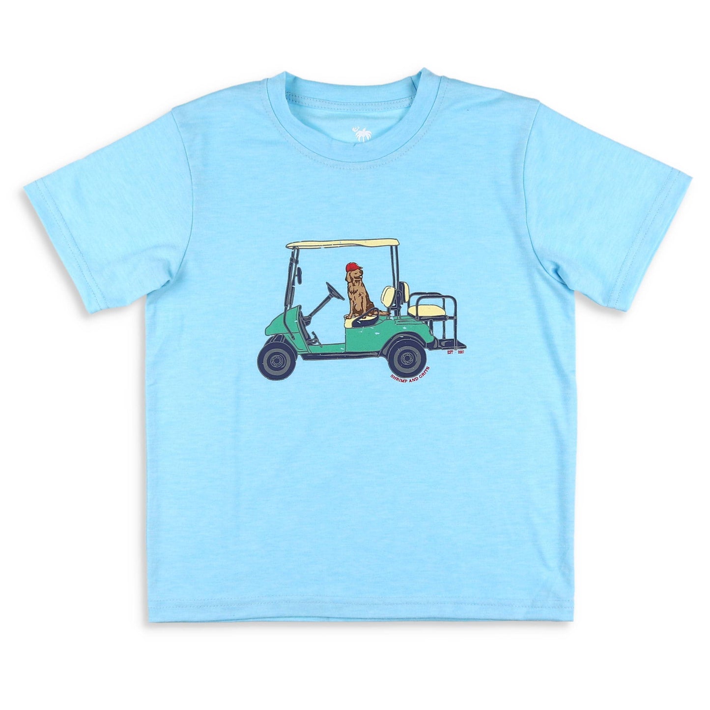 Shrimp and Grits Kids Going for the Green Graphic Tee