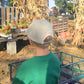 Bits and Bows Khaki Mallard Baseball Hat (Baby/Toddler, Youth)