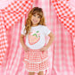 Sweet Wink Red Gingham Skort - Kids Clothing--Patriotic--Fourth of July