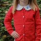Carson Elizabeth Kids Red Cardigan Sweater