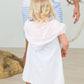 Rufflebutts Girls White Terry Full-Zip Cover Up