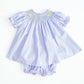 Ruth and Ralph Birthday Girl Smocked Annabelle Bloomer Set