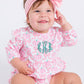 Rufflebutts Fairytale Pumpkins Knit Long Sleeve Flutter Bubble Romper