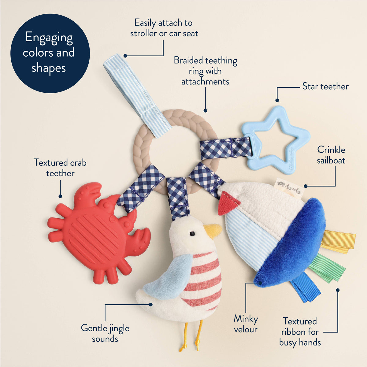 Itzy Ritzy Nautical Bitzy Busy Ring™