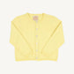 Beaufort Bonnet Cambridge Cardigan Flower Buttons--Lake Worth Yellow/Worth Ave White