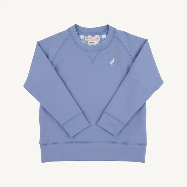 Beaufort Bonnet Cassidy Comfy Crewneck--Park City Periwinkle/Park City Periwinkle Gingham