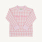 Beaufort Bonnet Cassidy Comfy Crewneck Big Sister--Palm Beach Pink Gingham