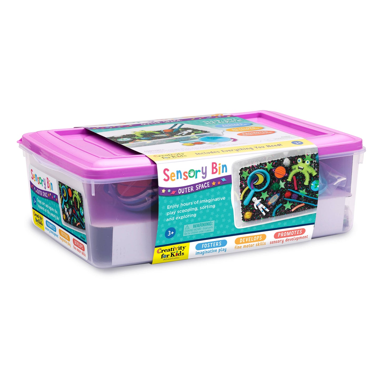 Faber-Castell Sensory Bin Outer Space Activity Bin for Kids