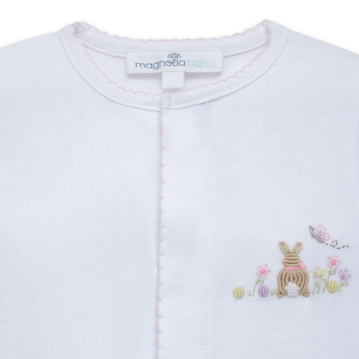 Magnolia Baby Bunny's Basket Footie - Pink