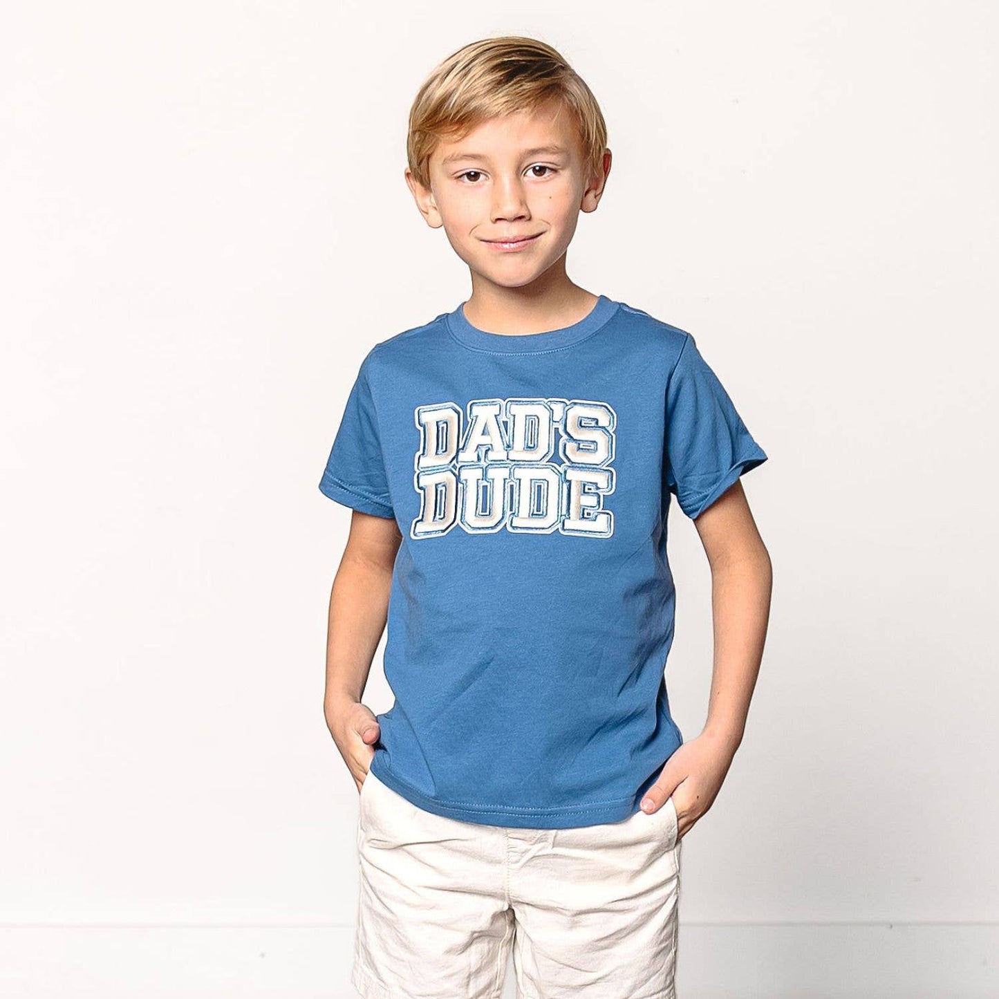Dad's Dude Patch Short Sleeve T-Shirt - Father's Day