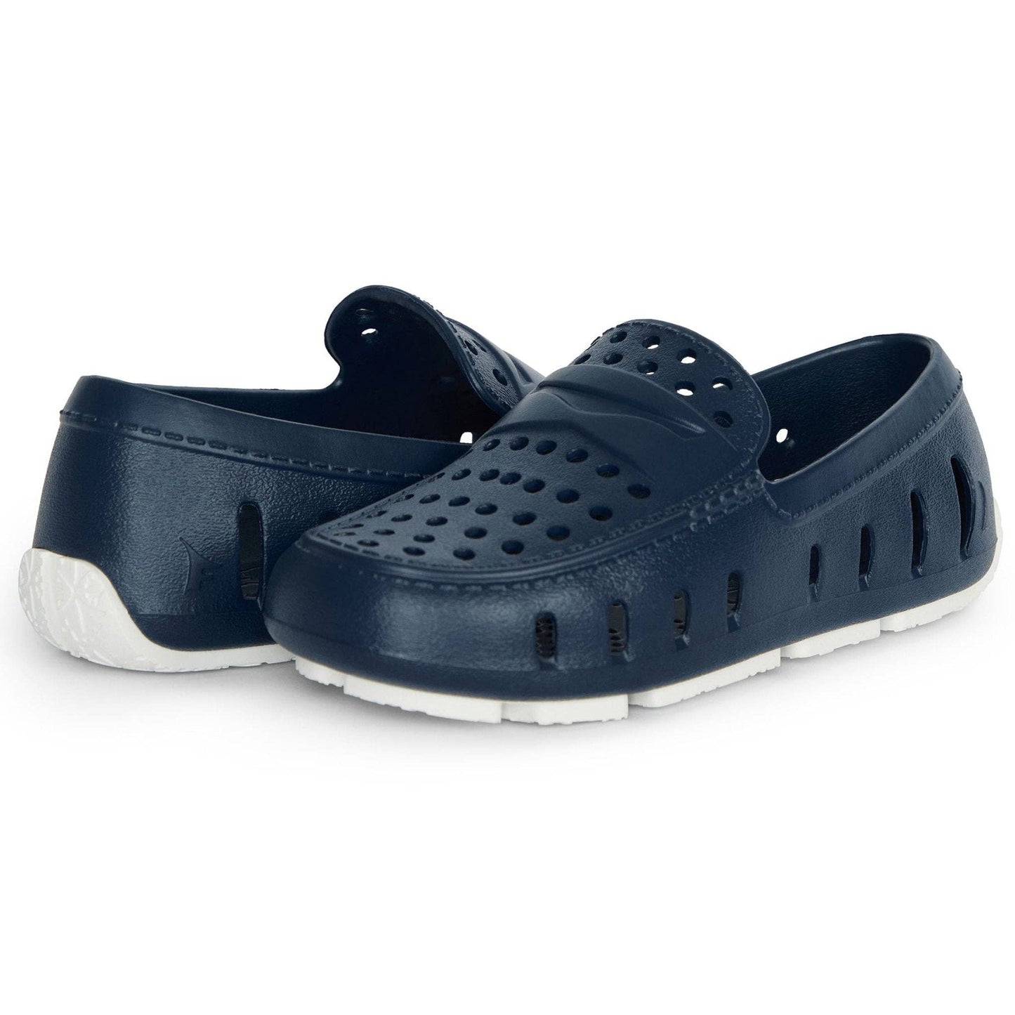 FLOAFERS PRODIGY DRIVER NAVY PEONY/BRIGHT WHITE - KIDS
