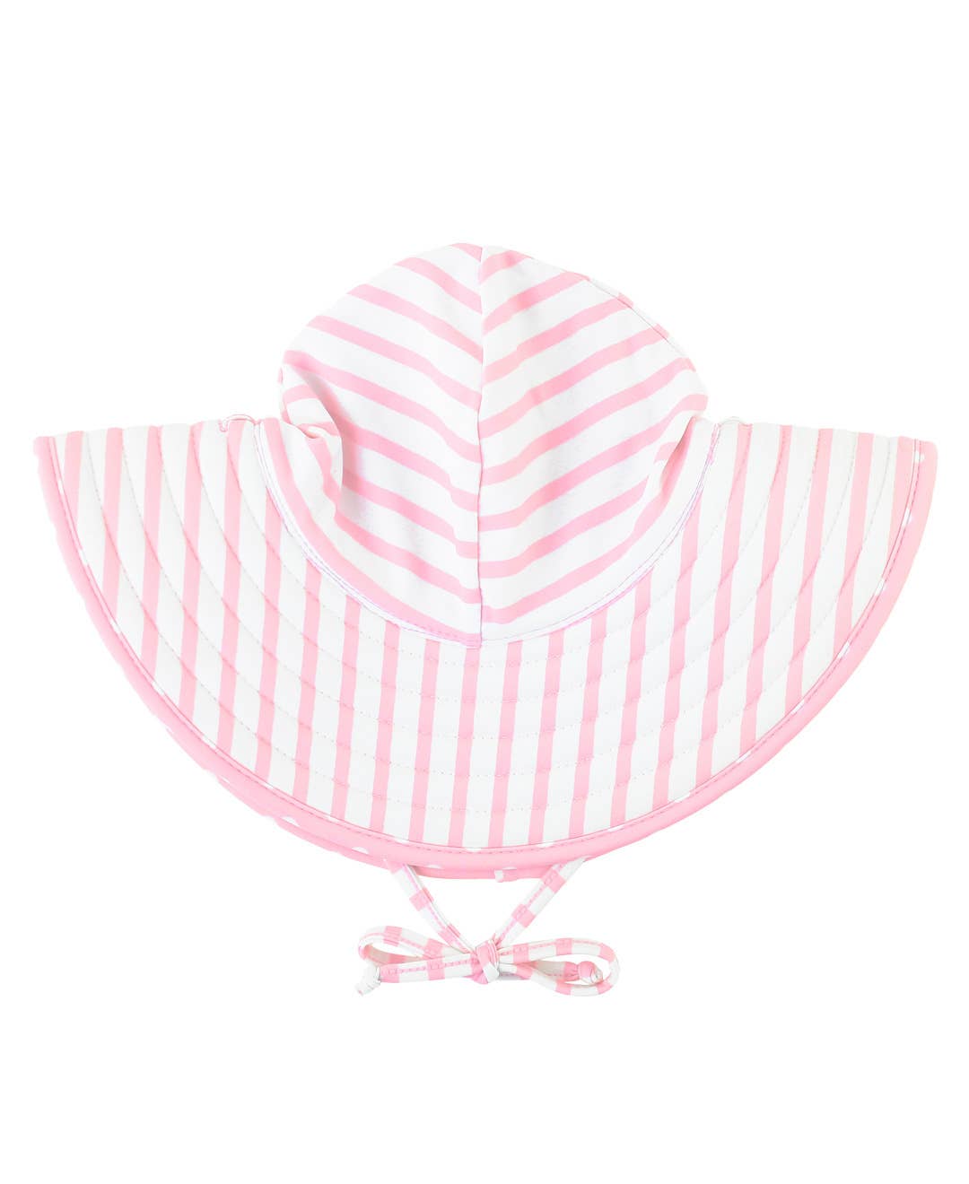 Rufflebutts Girls Pink Polka Dot Swim Hat