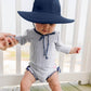 Rufflebutts Navy Swim Hat
