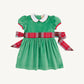 Beaufort Bonnet Cindy Lou Sash Dress Kiawah Kelly Green with Worth Avenue White & Wilson Pier Plaid