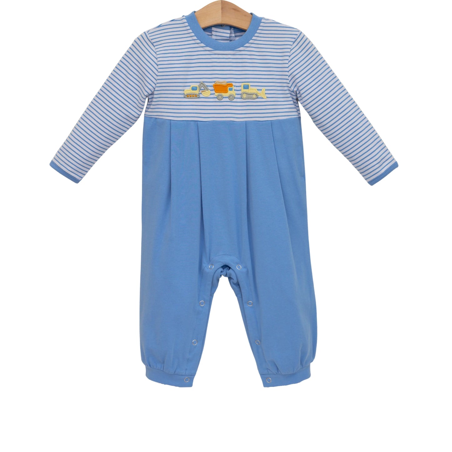 Trotter Street Construction Trucks Romper