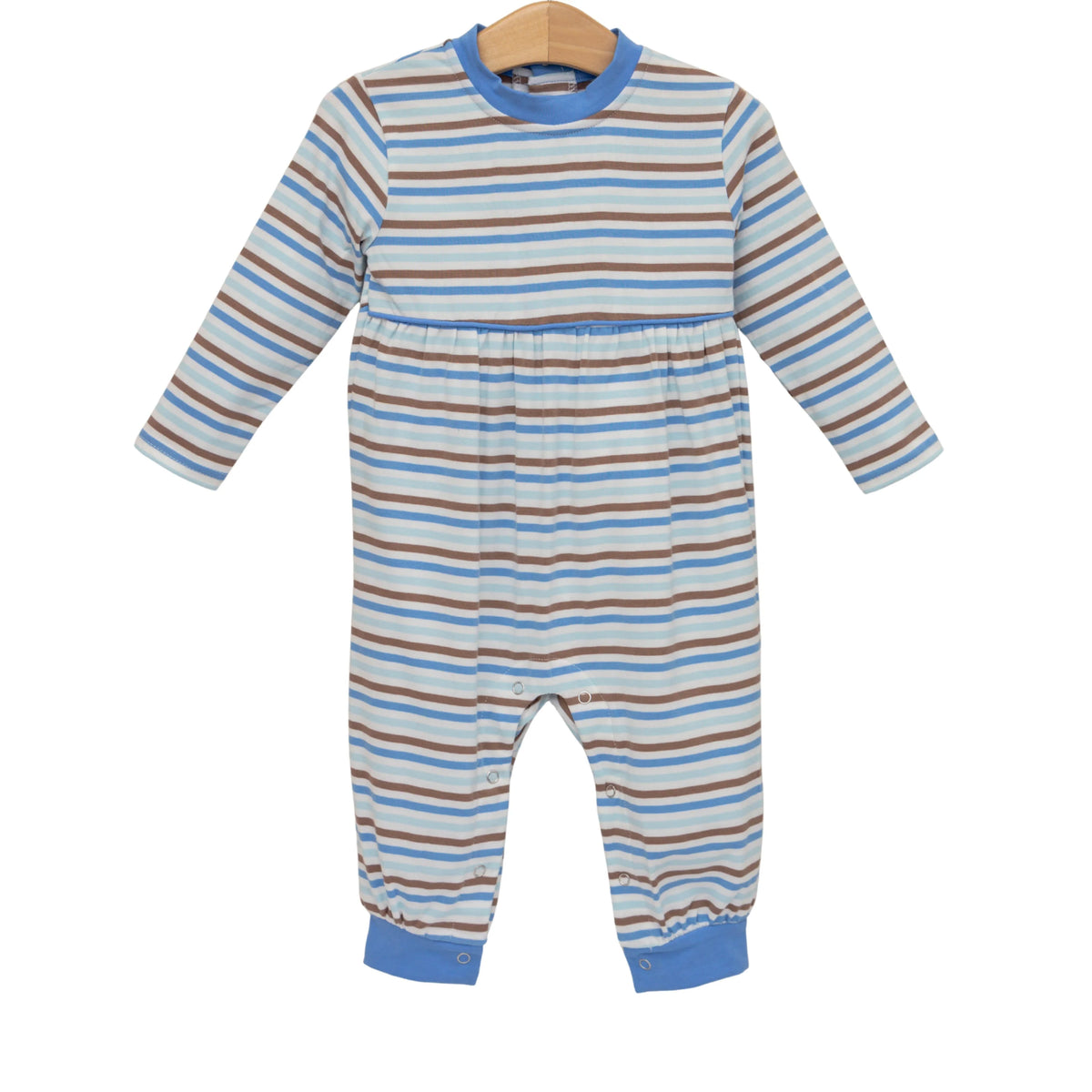 Trotter Street Bennett Romper--Hamptons Stripe