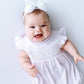 Magnolia Baby Julia Smocked Bubble - Pink