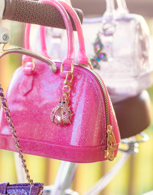 Carrying Kind Cate in Hot Pink Sparkle: Charming Addition
