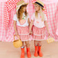 Sweet Wink Red Gingham Skort - Kids Clothing--Patriotic--Fourth of July