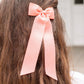 Shrimp and Grits Kids Light Coral Birdie Hair Bow