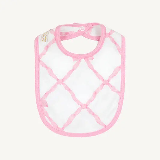 Beaufort Bonnet Burp Me Bib--Belle Meade Bow