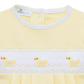 Magnolia Baby Little Ducklings Classics Smocked Bubble - Yellow