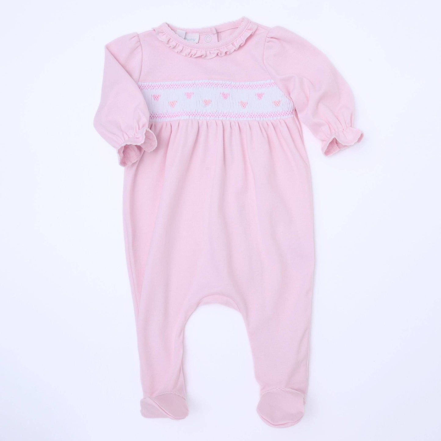 Magnolia Baby Valentine's Classics Smocked Footie