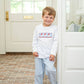 Ruth and Ralph Santa Claus Smocked Beau T-Shirt/Pants Set